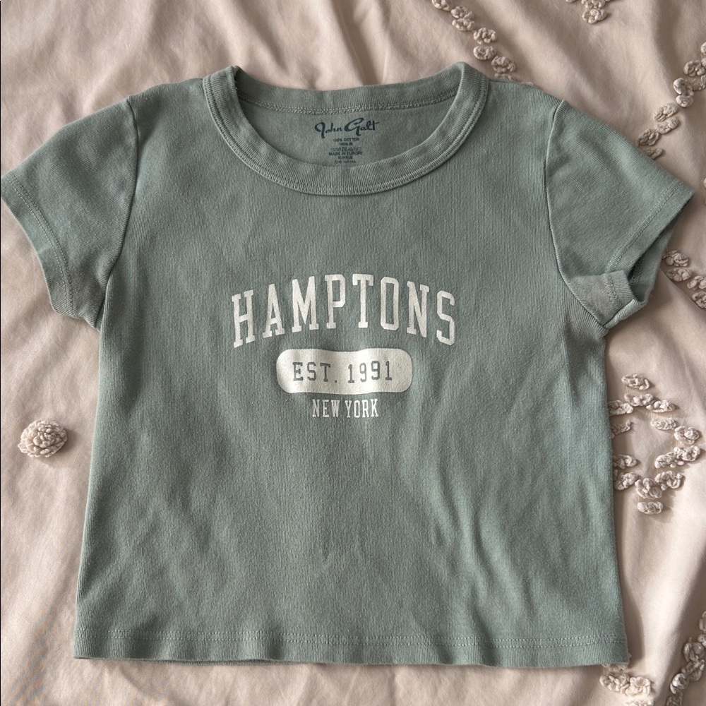 Brandy Melville Soft Green Crop Top